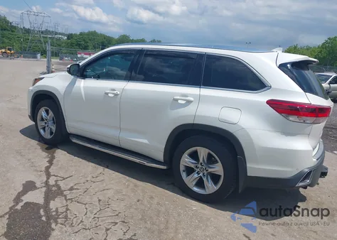 2018 Toyota Highlander Limited from USA, damaged, VIN 5TDDZRFH9JS879764